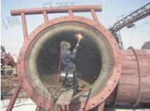 煤粉爐、轉爐煙罩噴涂